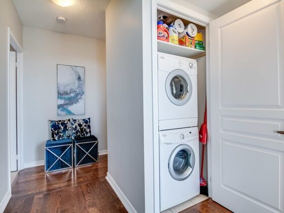 niewielką pralnię w domu